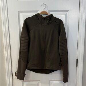 Puma Dark Green Full-Zip Hoodie